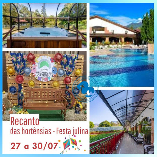 Festa julina 2026 - Hotel Recanto das Hortênsias