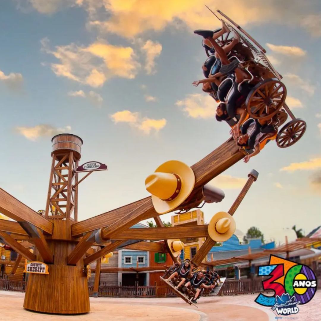 Beto Carrero World 23 a 25 de abril 2026 - Excursão Aérea.