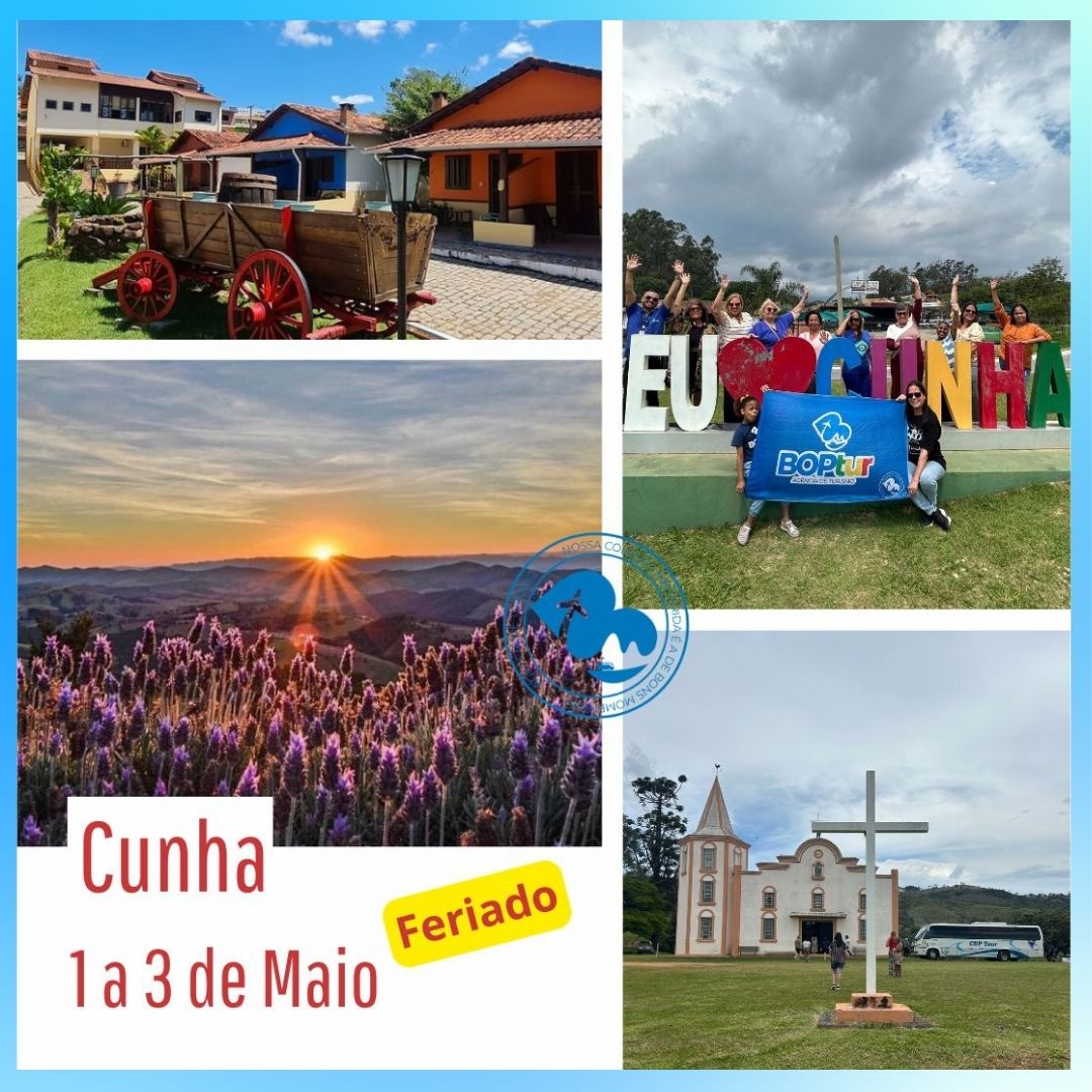 Cunha - SP, 1º a 3 de maio de 2026