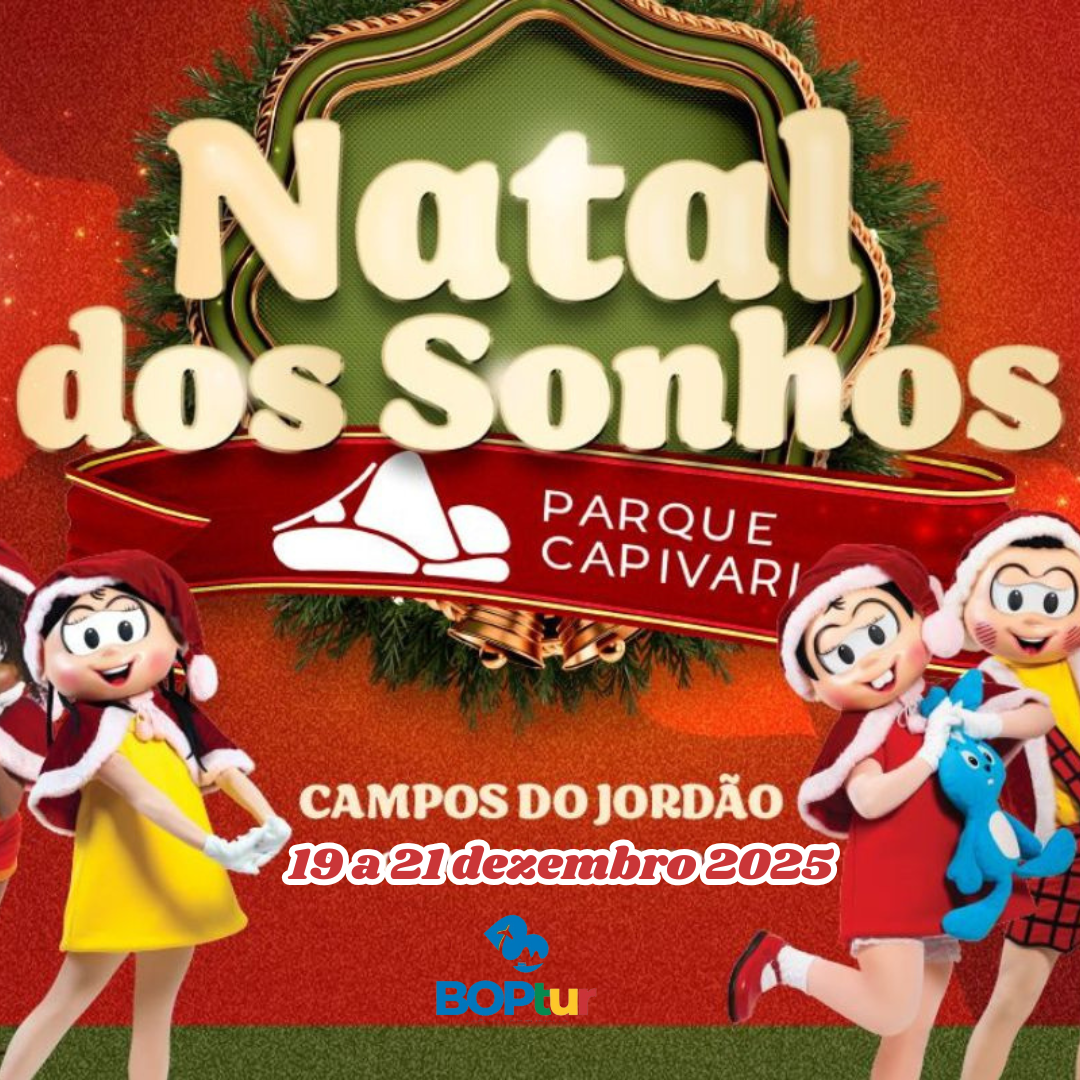 Natal dos sonhos em Campos do Jordão De 19 a 21/12/2025 (Sexta a domingo)